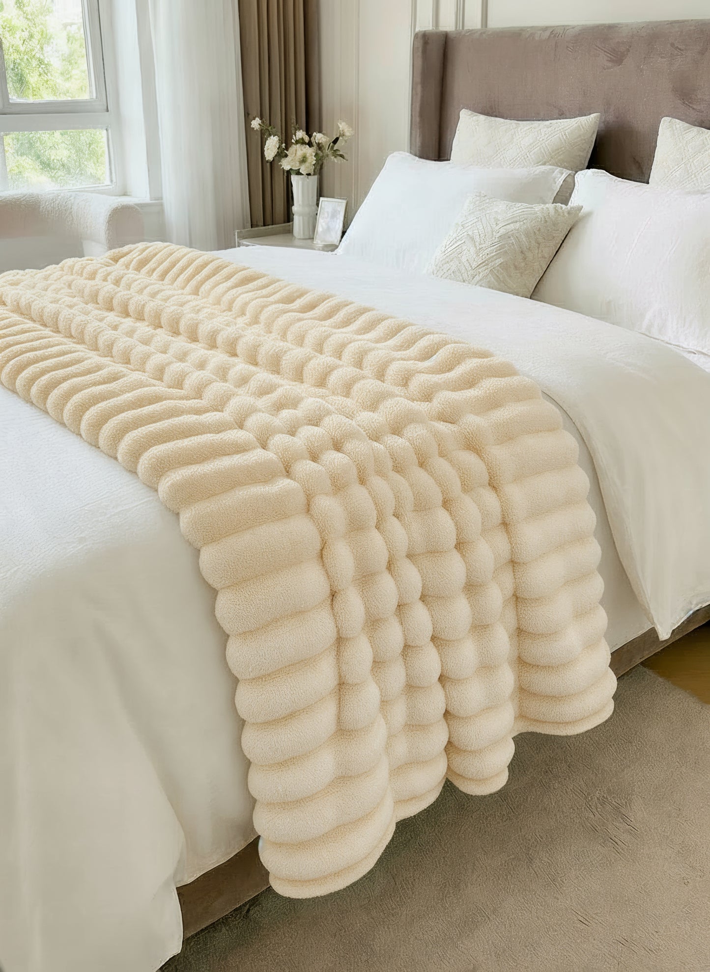 EluraSoft™ Plush Rabbit Fur Blanket