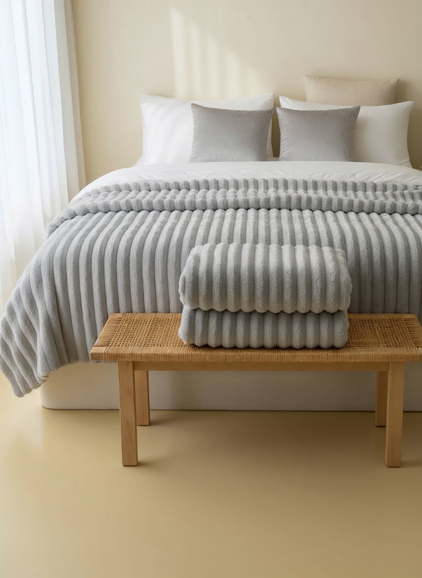 EluraSoft™ Plush Rabbit Fur Blanket