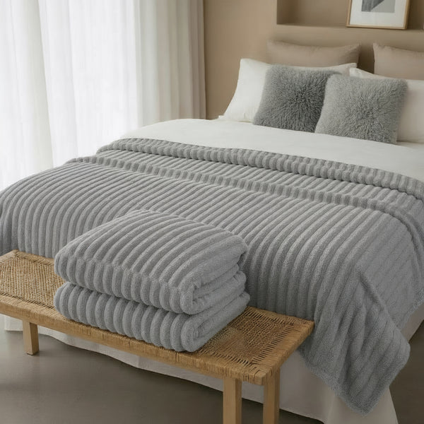 EluraSoft™ Plush Rabbit Fur Blanket